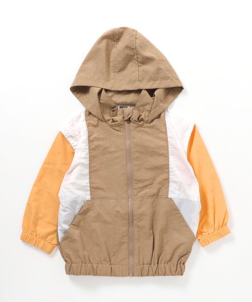BREEZE（ブリーズ）の「【WEB限定/2way】ウィンドブレーカー/セットアップ可/ジュニア対応（ナイロンジャケット・キッズ・ブラウン/チャコール/サックスブルー・110/120/130/140/150/90/100）」の16枚目の写真
