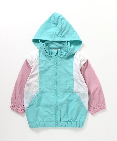 BREEZE（ブリーズ）の「【WEB限定/2way】ウィンドブレーカー/セットアップ可/ジュニア対応（ナイロンジャケット・キッズ・ブラウン/チャコール/サックスブルー・110/120/130/140/150/90/100）」の11枚目の写真