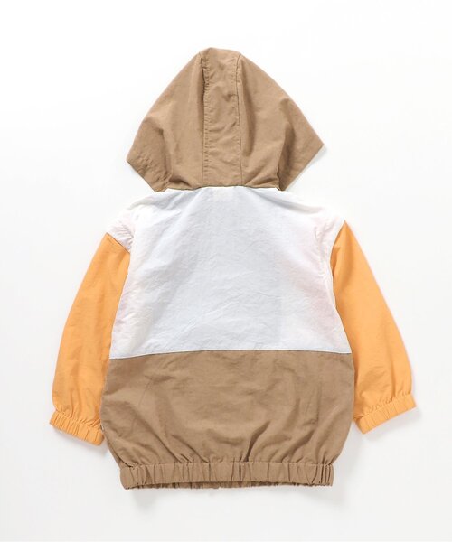 BREEZE（ブリーズ）の「【WEB限定/2way】ウィンドブレーカー/セットアップ可/ジュニア対応（ナイロンジャケット・キッズ・ブラウン/チャコール/サックスブルー・110/120/130/140/150/90/100）」の6枚目の写真