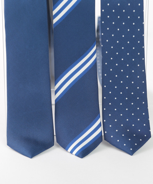 ピュアシルク100%ネクタイ ギフト 3本セット ナロータイ（ネクタイ