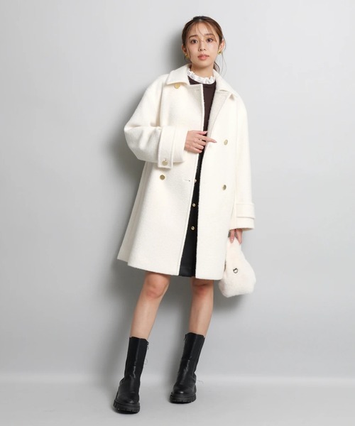 JUSGLITTY(ジャスグリッティー)の「スタンダードPコート(ダウンジャケット/コート・レディース・ホワイト系その他・2/1)」の3枚目の写真