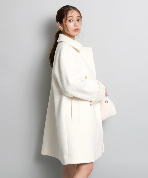 JUSGLITTY(ジャスグリッティー)の「スタンダードPコート(ダウンジャケット/コート・レディース・ホワイト系その他・2/1)」の7枚目の写真