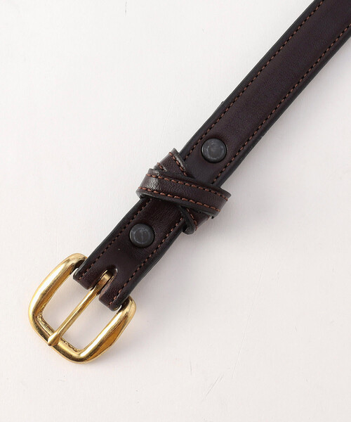 TORY LEATHER/トリーレザー 3/4' Bridle Leather Crossed Keeper Belt