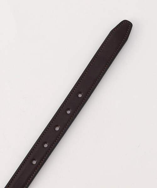 FREAK'S STORE（フリークスストア）の「TORY LEATHER/トリーレザー 3/4' Bridle Leather Crossed Keeper Belt / 3/4インチ ブライドル レザー クロスド キーパー ベル（ベルト・レディース・ブラック/ブラウン・28）」の4枚目の写真