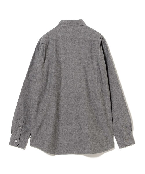 BEAMS(ビームス)の「ケーブルニットポケット シャツ(シャツ/ブラウス・メンズ・オフホワイト/チャコールグレー・M/L/S/XL)」の9枚目の写真