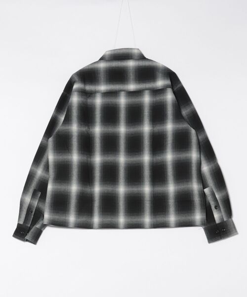 8(eight)(エイト)の「リサイクル糸オンブレチェックシャツ(シャツ/ブラウス・メンズ・ブラック/ブルー/ブラウン・MEDIUM/X-LARGE/LARGE)」の4枚目の写真
