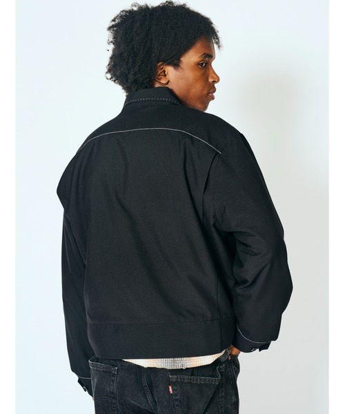 PENNEYS(ぺニーズ)の「PENNEY'S ぺニーズ / ROCKBILLT JACKET(ブルゾン・メンズ・ブラック/ブラック×ホワイト・MEDIUM/LARGE)」の5枚目の写真