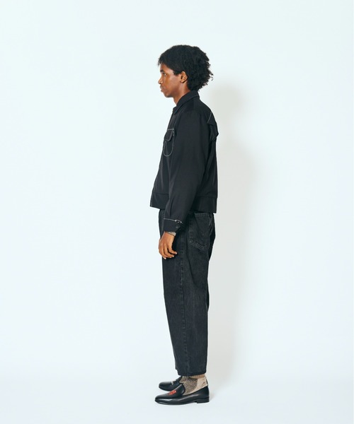 PENNEYS(ぺニーズ)の「PENNEY'S ぺニーズ / ROCKBILLT JACKET(ブルゾン・メンズ・ブラック/ブラック×ホワイト・MEDIUM/LARGE)」の7枚目の写真