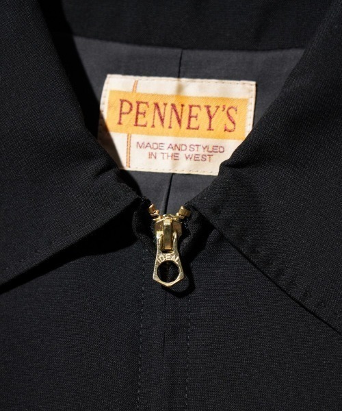 PENNEYS(ぺニーズ)の「PENNEY'S ぺニーズ / ROCKBILLT JACKET(ブルゾン・メンズ・ブラック/ブラック×ホワイト・MEDIUM/LARGE)」の12枚目の写真