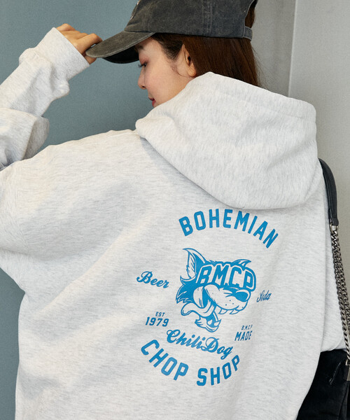 セール】PUBLUX/パブリュクス BMCP ウルフ 裏起毛 フーディー 限定展開