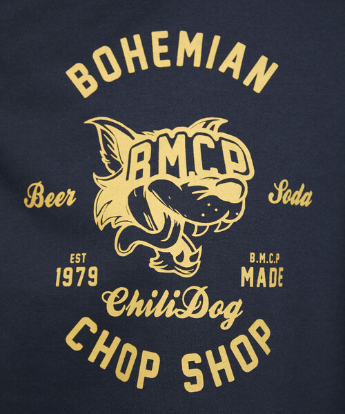 PUBLUX（パブリュクス）の「PUBLUX/パブリュクス BMCP ウルフ 裏起毛 フーディー　限定展開（パーカー・レディース・ライトグレー/ブラック/ネイビー・S/M/L）」の12枚目の写真