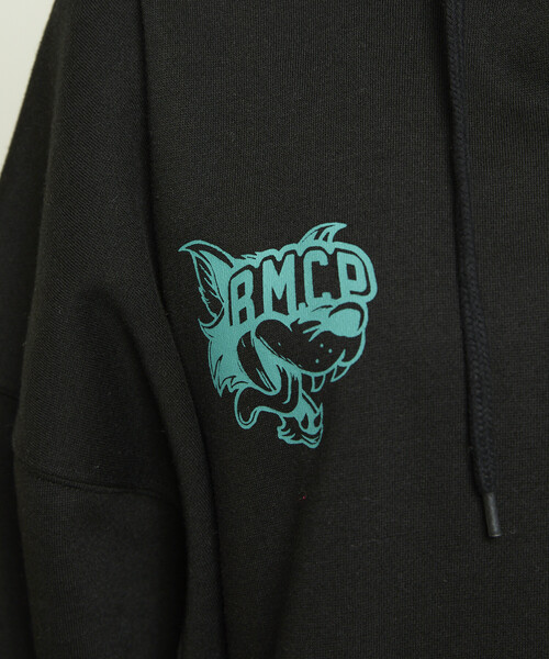 PUBLUX（パブリュクス）の「PUBLUX/パブリュクス BMCP ウルフ 裏起毛 フーディー　限定展開（パーカー・レディース・ライトグレー/ブラック/ネイビー・S/M/L）」の17枚目の写真