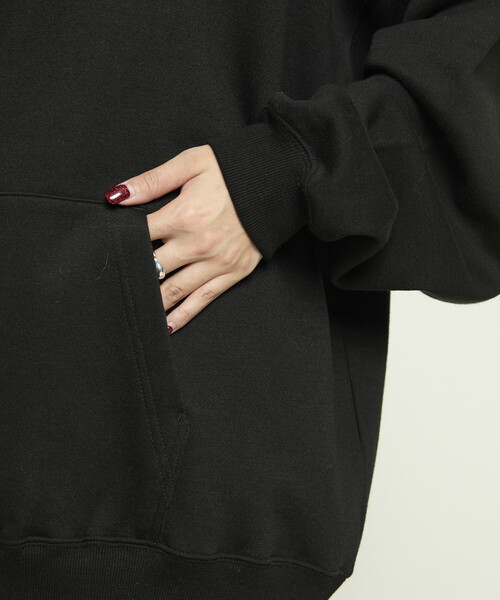 PUBLUX（パブリュクス）の「PUBLUX/パブリュクス BMCP ウルフ 裏起毛 フーディー　限定展開（パーカー・レディース・ライトグレー/ブラック/ネイビー・S/M/L）」の21枚目の写真