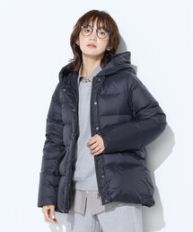 COMME CA Wardrobe | 撥水ナイロンタフタ ミドル丈きれいめダウンコート(ダウンジャケット/コート)