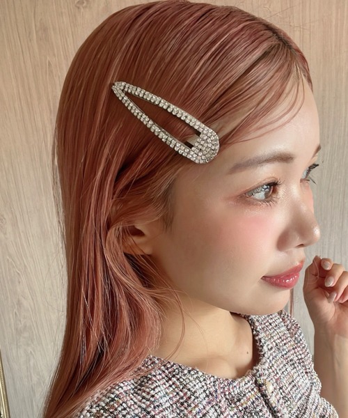 Feliz（フェリス）の「クリスタルビジューヘアピン（ヘアピン・レディース・シルバー・FREE）」の3枚目の写真