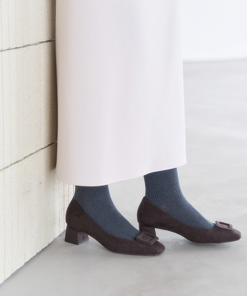 セール】4.5cmスクエアバックルパンプス（パンプス）｜LE TALON