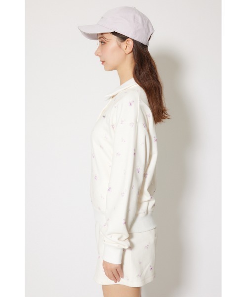 RIENDA GOLF(リエンダゴルフ)の「【RIENDA GOLF】フラワースウェットトップス 秋服 冬服 トレーナー(スウェット・レディース・グレー/ホワイト・SMALL/MEDIUM)」の9枚目の写真