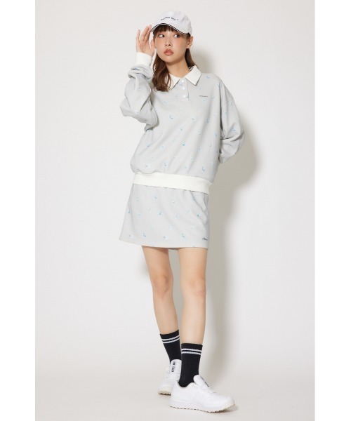 RIENDA GOLF(リエンダゴルフ)の「【RIENDA GOLF】フラワースウェットトップス 秋服 冬服 トレーナー(スウェット・レディース・グレー/ホワイト・SMALL/MEDIUM)」の18枚目の写真