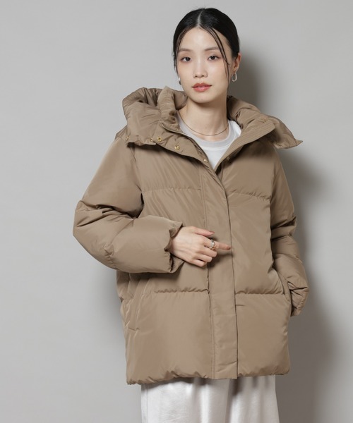 NANO universe（ナノユニバース）の「撥水加工 フードショートダウン