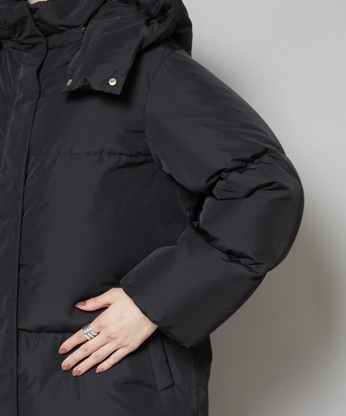 セール】撥水加工 フードショートダウンコート（ダウンジャケット
