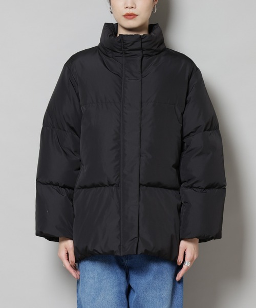 撥水加工 フードショートダウンコート（ダウンジャケット/コート