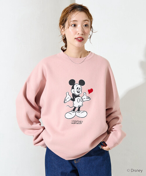 限定展開 DISNEY/ディズニー ミッキーマウス/別注 リラックスフィット