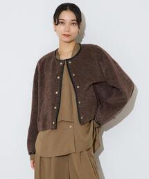 クロップドボアジャケット