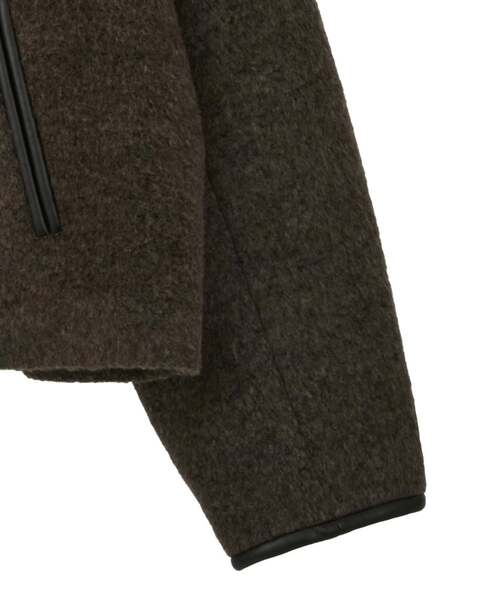 Liesse（リエス）の「クロップドボアジャケット（その他アウター・レディース・ブラウン/ブラック・FREE）」の12枚目の写真