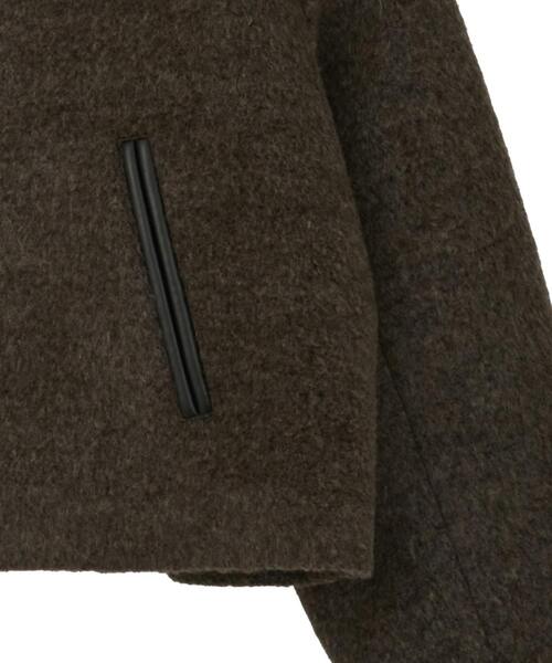 Liesse（リエス）の「クロップドボアジャケット（その他アウター・レディース・ブラウン/ブラック・FREE）」の13枚目の写真