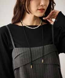 ROPE' PICNIC（ロペピクニック）の「マルチWAYスエードコードパールネックレス（ネックレス・レディース）」