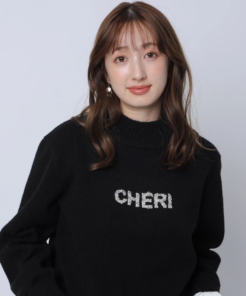 レイヤードビジュ－ロゴニット（ニット/セーター）｜Apuweiser-riche