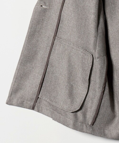 A DAY IN THE LIFE UNITED ARROWS（アデイインザライフユナイテッドアローズ）の「ツイードライク テーラードジャケット ‐ウォッシャブル‐＜A DAY IN THE LIFE＞（テーラードジャケット・レディース・ブラウン系/ダークグレー・FREE）」の7枚目の写真