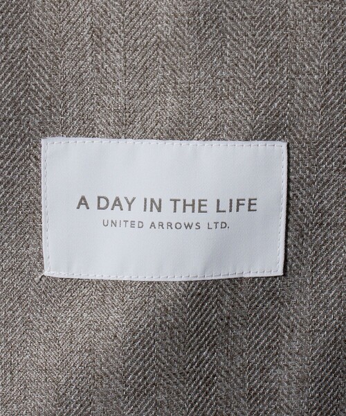 A DAY IN THE LIFE UNITED ARROWS（アデイインザライフユナイテッドアローズ）の「ツイードライク テーラードジャケット ‐ウォッシャブル‐＜A DAY IN THE LIFE＞（テーラードジャケット・レディース・ブラウン系/ダークグレー・FREE）」の13枚目の写真