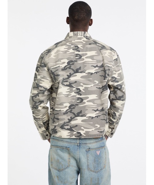 Guess(ゲス)の「GUESS Originals Twill Work Long Sleeves Shirt シャツ(シャツ/ブラウス・メンズ・カモフラージュ・SMALL/LARGE/X-LARGE/MEDIUM)」の3枚目の写真
