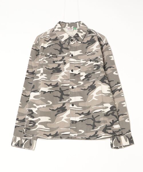 Guess(ゲス)の「GUESS Originals Twill Work Long Sleeves Shirt シャツ(シャツ/ブラウス・メンズ・カモフラージュ・SMALL/LARGE/X-LARGE/MEDIUM)」の7枚目の写真
