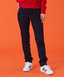 EDWIN LADIES 『裏シャギーであったかい。』BODY FIRE ジャージーズスリムストレートデニムパンツ【スタンダードモデル】【暖】【冬用】