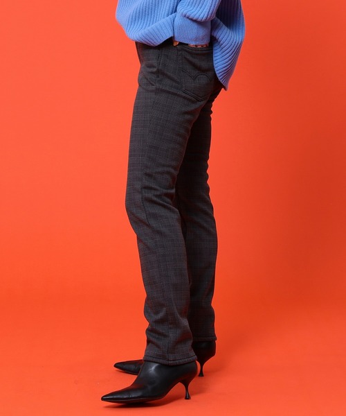 EDWIN(エドウィン)の「EDWIN LADIES 『裏シャギーであったかい。』BODY FIRE ジャージーズスリムストレートデニムパンツ【スタンダードモデル】【暖】【冬用】(デニムパンツ・レディース・インディゴブルー/ダークインディゴブルー/ブラック/グレー系その他/オリーブ・X-SMALL/SMALL/MEDIUM/LARGE)」の22枚目の写真