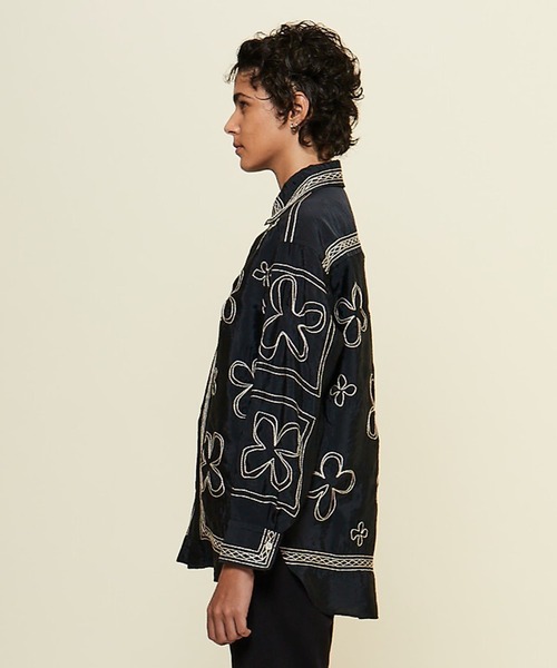 CURRENTAGE/カレンテージ】Embroidery shirt（シャツ/ブラウス