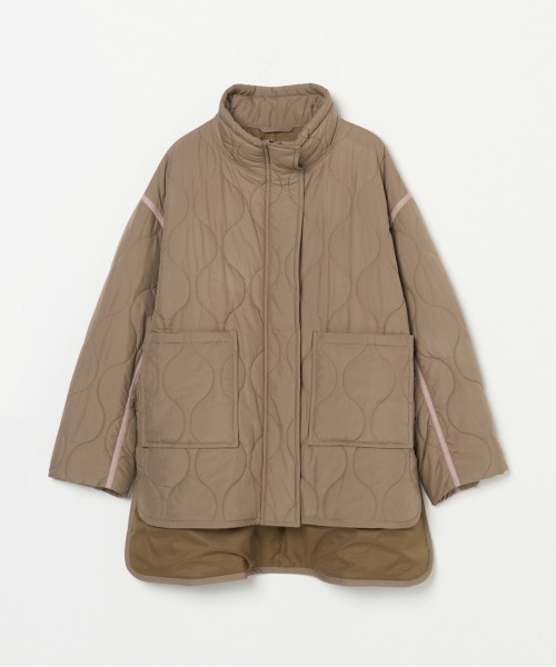 HELIOPOLE（エリオポール）の「QUILTED MILITARY BLOUSON（ブルゾン・レディース・ベージュ/チャコールグレー・36/38）」の7枚目の写真