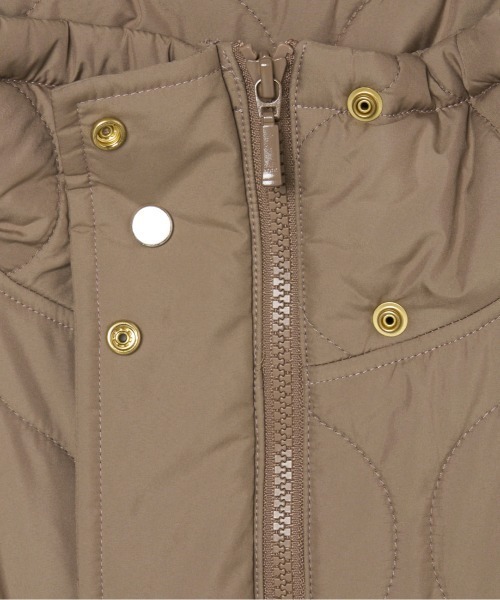 HELIOPOLE（エリオポール）の「QUILTED MILITARY BLOUSON（ブルゾン・レディース・ベージュ/チャコールグレー・36/38）」の13枚目の写真