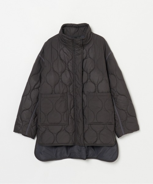 HELIOPOLE（エリオポール）の「QUILTED MILITARY BLOUSON（ブルゾン・レディース・ベージュ/チャコールグレー・36/38）」の6枚目の写真