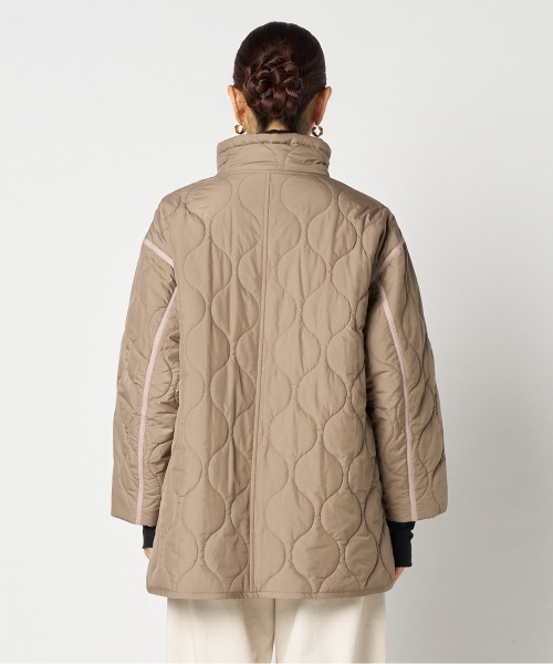 HELIOPOLE（エリオポール）の「QUILTED MILITARY BLOUSON（ブルゾン・レディース・ベージュ/チャコールグレー・36/38）」の17枚目の写真