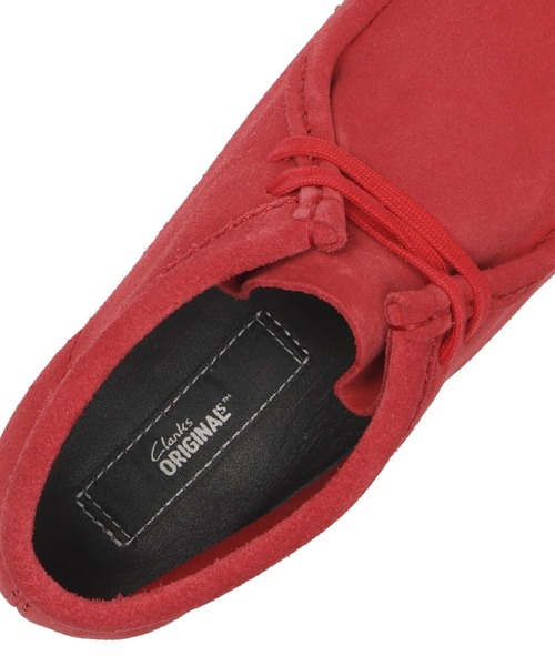 Clarks(クラークス)の「W WALLABEE BOOT 26183770(モカシン/デッキシューズ・レディース・レッド・5h/5/4h/4/3h/3/6)」の8枚目の写真