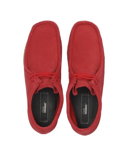 Clarks(クラークス)の「W WALLABEE BOOT 26183770(モカシン/デッキシューズ・レディース・レッド・5h/5/4h/4/3h/3/6)」の6枚目の写真
