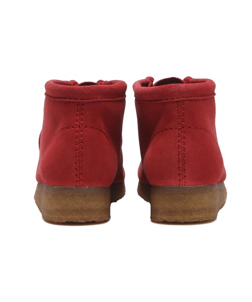 Clarks(クラークス)の「W WALLABEE BOOT 26183770(モカシン/デッキシューズ・レディース・レッド・5h/5/4h/4/3h/3/6)」の7枚目の写真