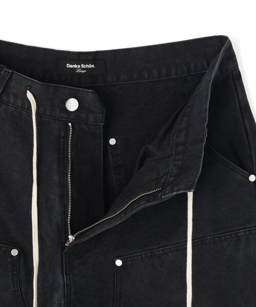 DANKE SCHON(ダンケシェーン)の「DankeSchon/ダンケシェーン/DUCK W-KNEE PANTS(その他パンツ・レディース・ベージュ/ブラック・L/M)」の5枚目の写真