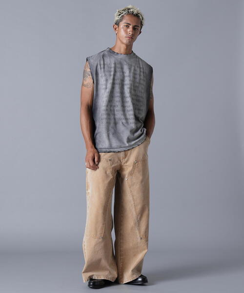 DANKE SCHON(ダンケシェーン)の「DankeSchon/ダンケシェーン/DUCK W-KNEE PANTS(その他パンツ・レディース・ベージュ/ブラック・L/M)」の11枚目の写真