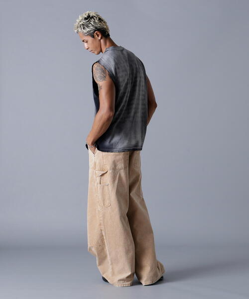 DANKE SCHON(ダンケシェーン)の「DankeSchon/ダンケシェーン/DUCK W-KNEE PANTS(その他パンツ・レディース・ベージュ/ブラック・L/M)」の13枚目の写真