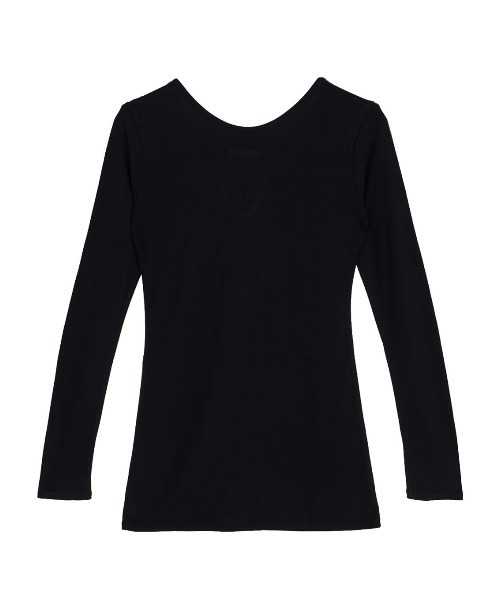 MIZUNO（ミズノ　）の「Mizuno×Ameri V NECK LONG SLEEVE TOPS（Tシャツ/カットソー・レディース・ブラウン/ブラック/クリーム・SMALL/MEDIUM/LARGE）」の18枚目の写真