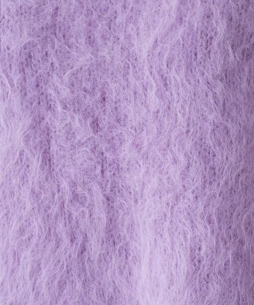 UNTITLED（アンタイトル）の「【ゆったり】アルパカ混シャギーニット（ニット/セーター・レディース・グレー/ライトパープル/ライトブルー・02）」の14枚目の写真